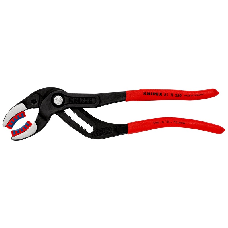 Knipex Siphon and Connector Water Pump Pliers 250mm with Plastic Jaws 81 11 250