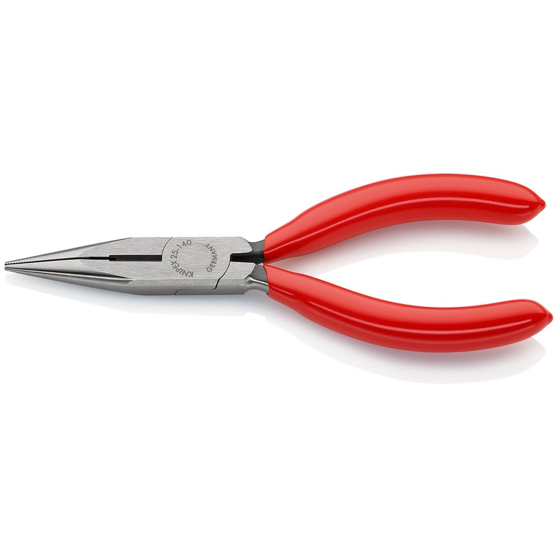 KNIPEX Snipe Nose Side Cutting Pliers 140mm Long Nose Radio Plier Plastic Coated 25 01 140