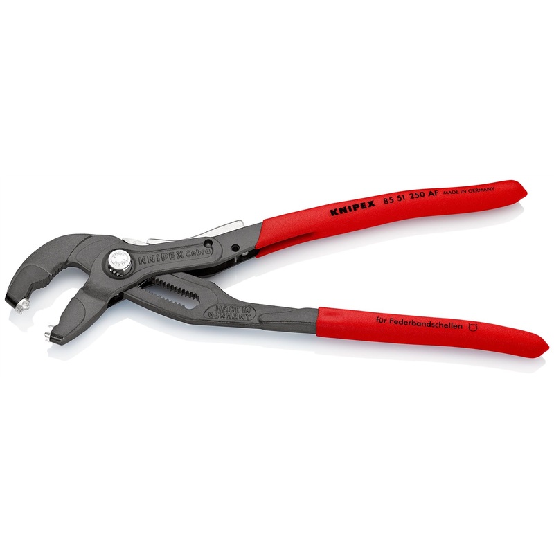 Knipex Spring Hose Clamp Pliers with Locking Device 250mm 85 51 250 AF
