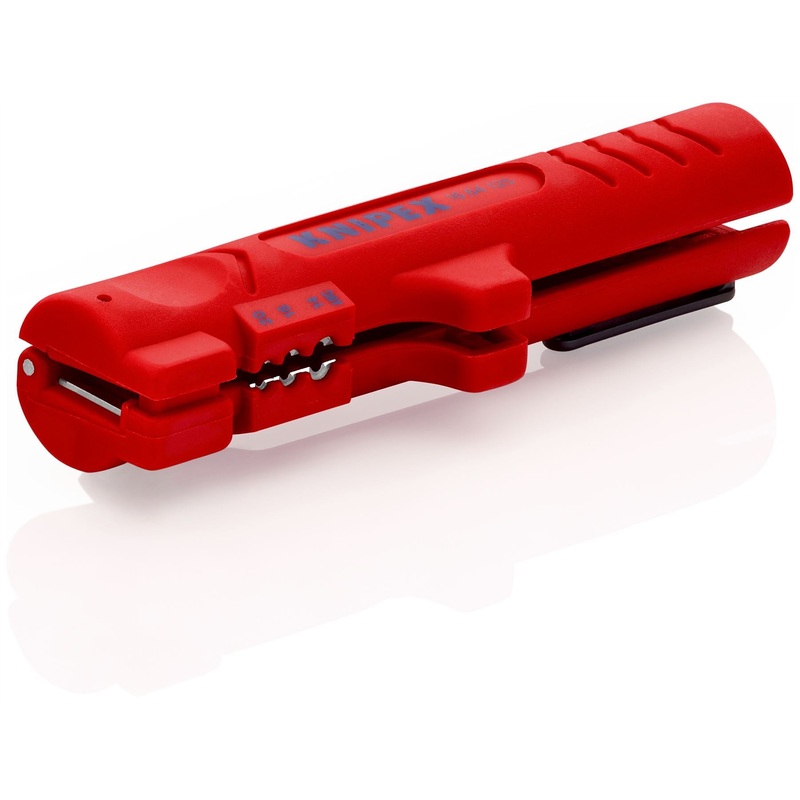 Knipex Stripping Tool for Flat and Round Cable 125mm Dismantling Tool for Data Cable 16 64 125 SB