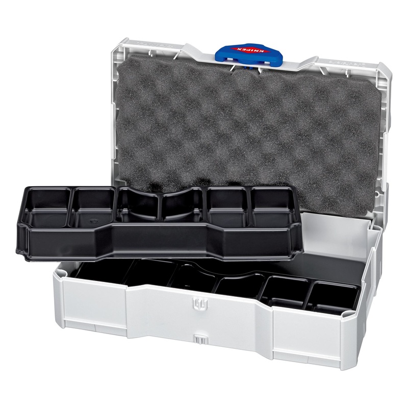 KNIPEX TANOS Mini Systainer Storage Case Stackable Internal Dimensions 265 x 71 x 171mm 97 90 00 LE