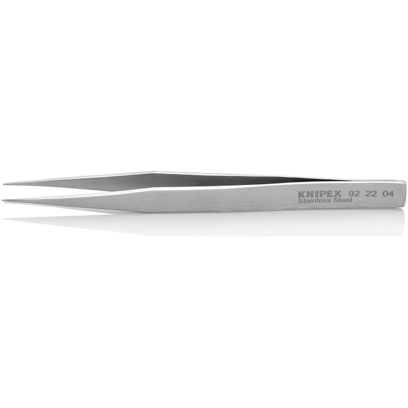 KNIPEX Universal Tweezers 128mm Pointed Tip Stainless Steel 92 22 04