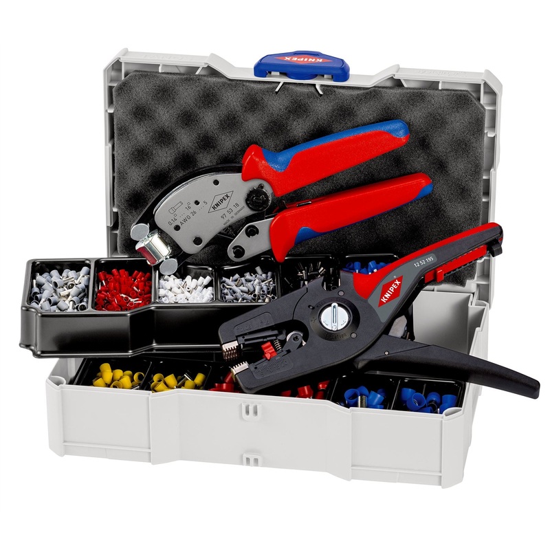 KNIPEX Crimp Assortment for Wire Ferrules Twistor and PreciStrip16 in TANOS Mini Systainer 97 90 14