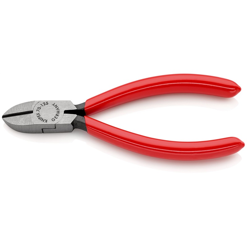 KNIPEX Diagonal Cutting Pliers Side Cutters 125mm Plastic Coated 70 01 125