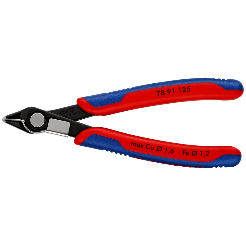 KNIPEX Electronics Super Knips Precision Cutting Pliers 125mm Multi Component Grips 78 91 125