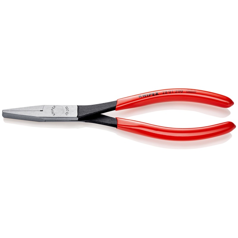KNIPEX Long Reach Needle Nose Pliers 200mm Plastic Coated 28 01 200