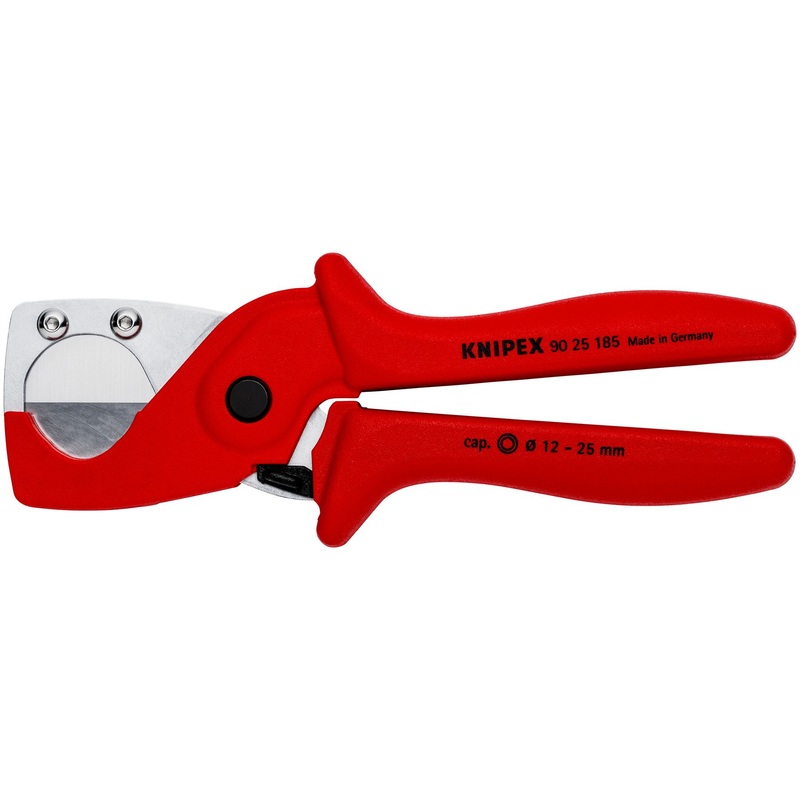 Knipex Plastic Pipe Cutters for Composite Pipes 185mm 90 25 185