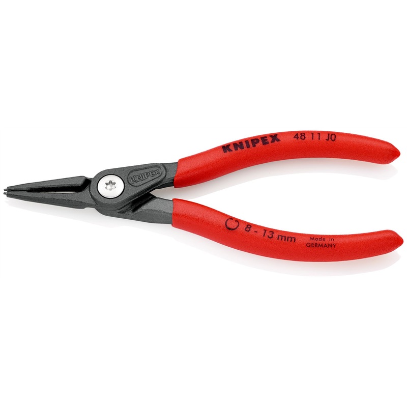 KNIPEX Precision Circlip Pliers for Internal Circlips in Bore Holes 140mm 0.9mm Diameter Tips 40 11 J0