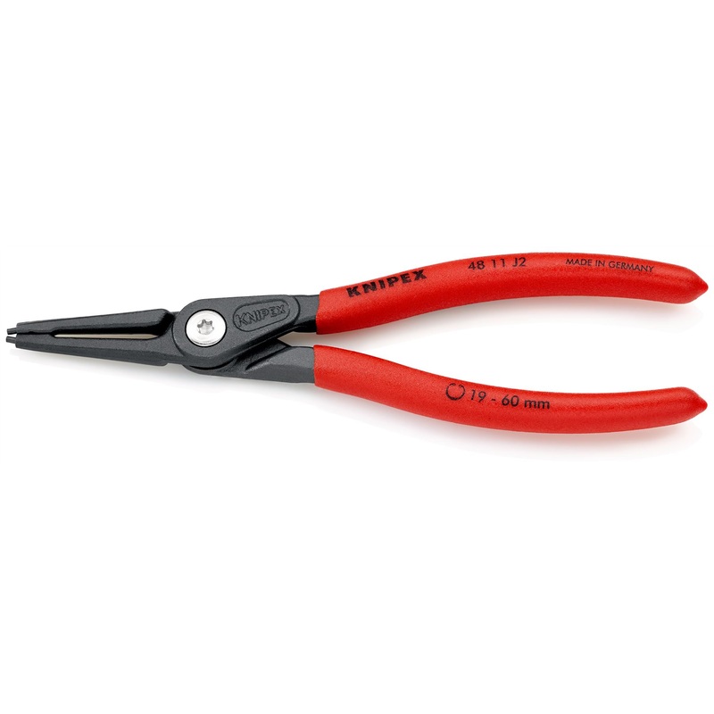 KNIPEX Precision Circlip Pliers for Internal Circlips in Bore Holes 180mm 1.8mm Diameter Tips 40 11 J2
