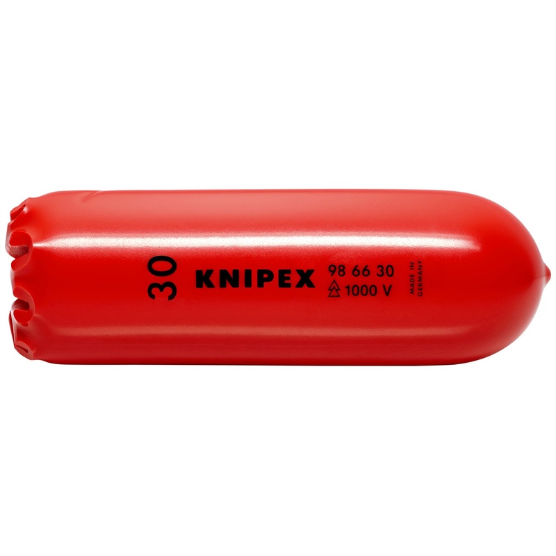 KNIPEX Self Clamping Slip On Cap 110mm to Cover Bare Live Cable Ends Insulated 1000V 98 66 30