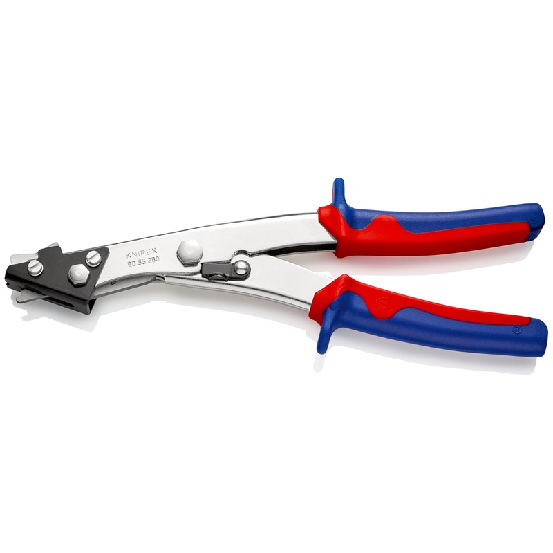 Knipex Sheet Metal Nibbler 280mm Metal 1.2mm Plastic 2mm Multi Component Grips 90 55 280
