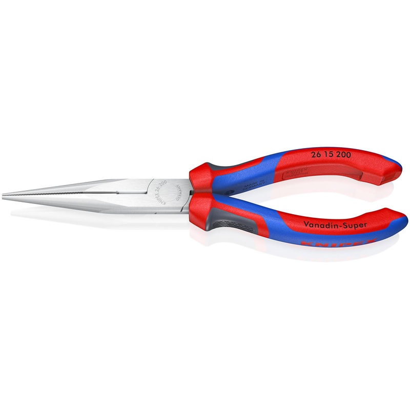Knipex Snipe Nose Side Cutting Pliers Chrome 200mm Stork Beak Plier Multi Component Grips 26 15 200