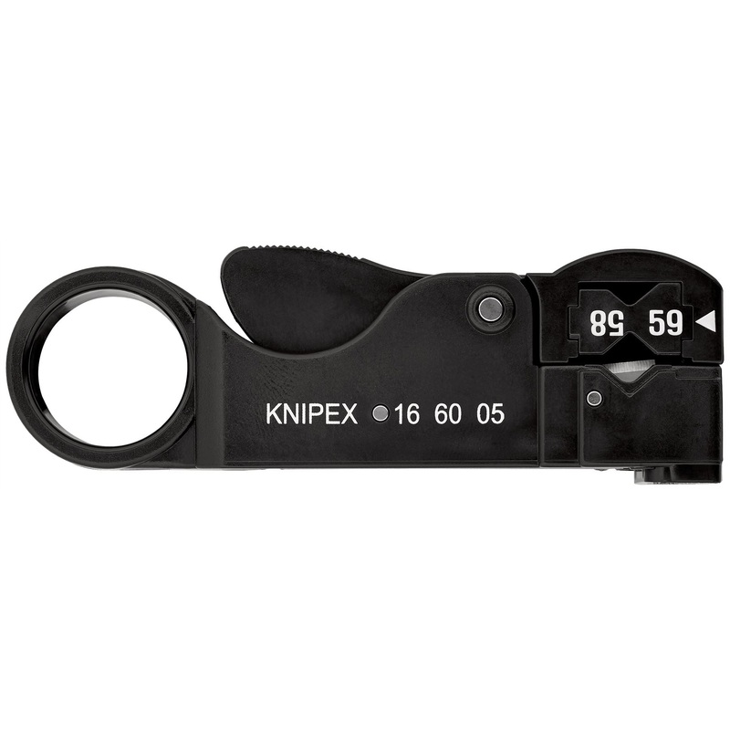 KNIPEX Stripping Tool for Coax Cable 105mm 16 60 05 SB