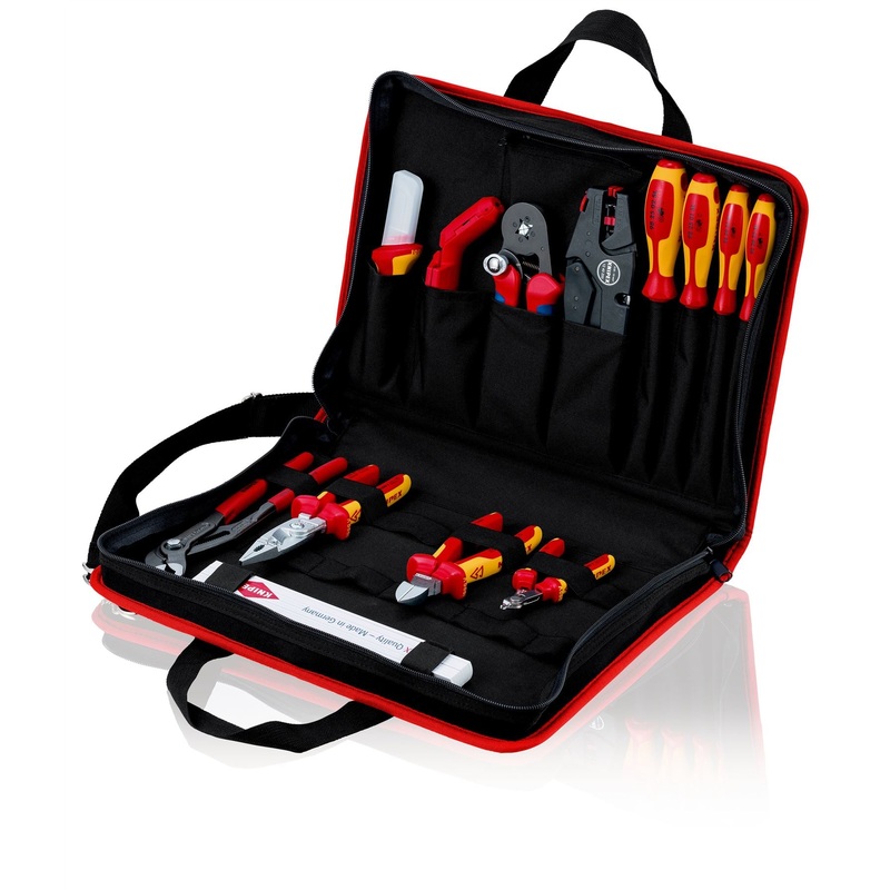 Knipex Tool Bag Compact Electric Starter Kit 14 Piece 00 21 11