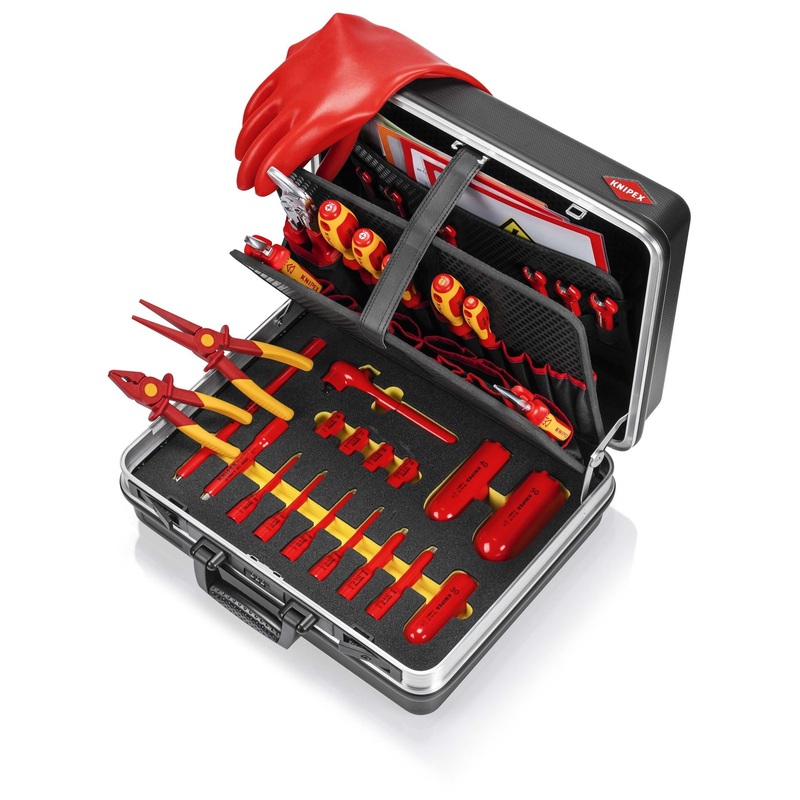 Knipex Tool Case Basic E-Mobility Kit for Electric Vehicle EV Service 00 21 05 EV