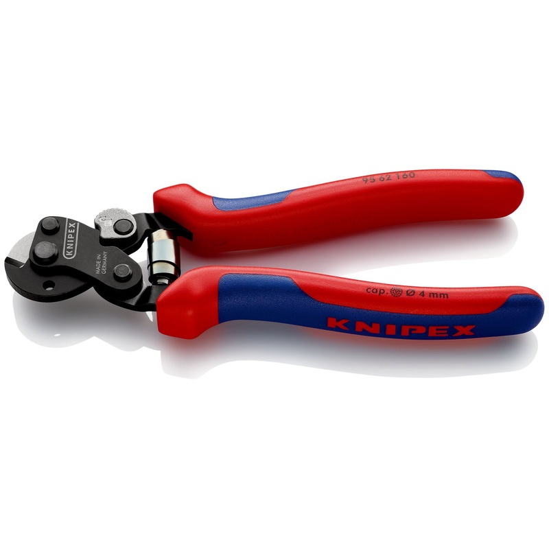 Knipex Wire Rope Cutter Multi Component Grips up to 6mm Cutting Capacity 160mm 95 62 160