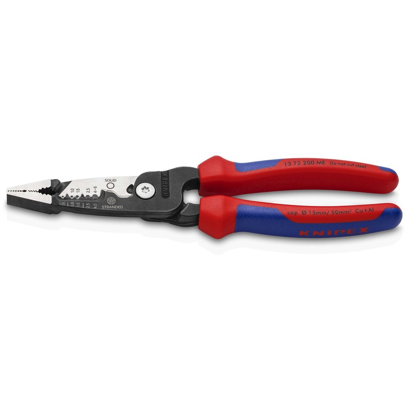 Knipex WireStripper Stripping Pliers 200mm Metric Version Multi Component Grips 13 72 200 ME