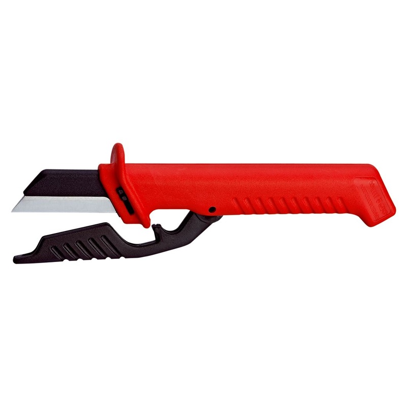 KNIPEX Cable Knife with Spare Blade 190mm Insulated 98 56