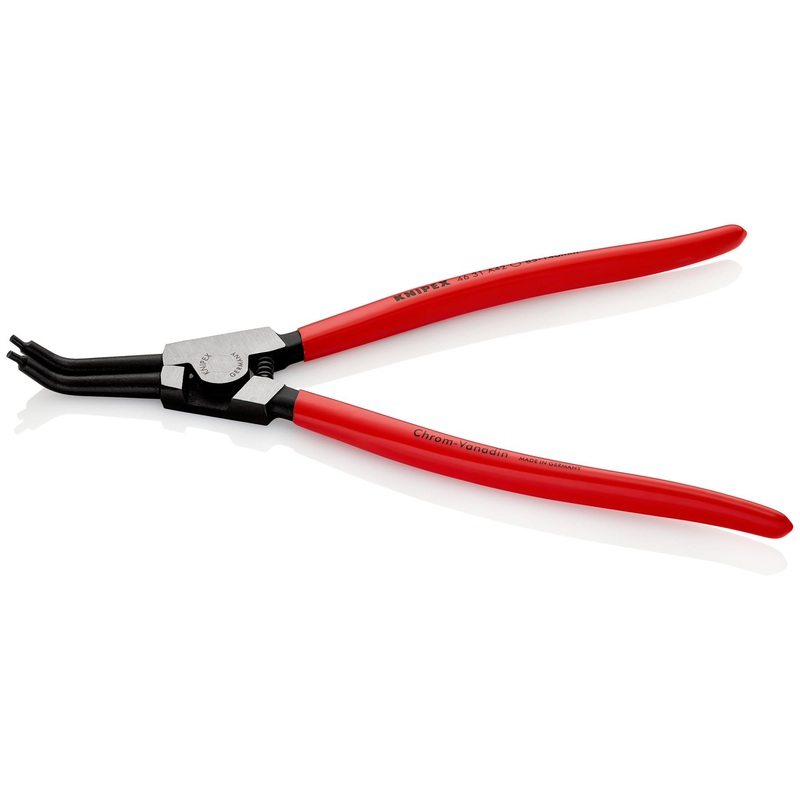 KNIPEX Circlip Pliers for External Circlips on Shafts 45 Angled 310mm 3.2mm Diameter Tips 46 31 A42