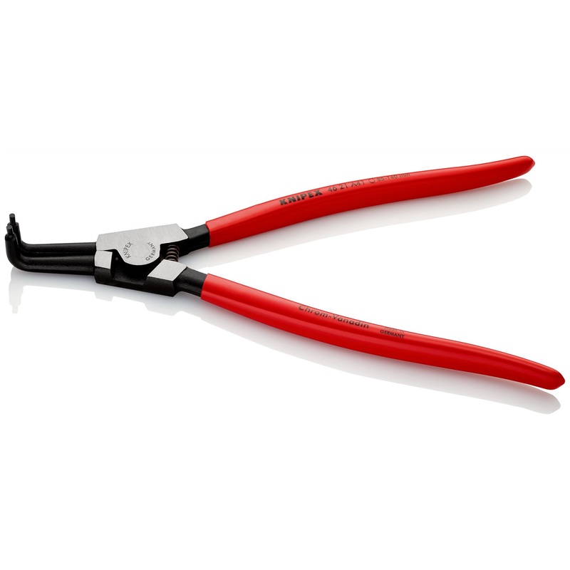 KNIPEX Circlip Pliers for External Circlips on Shafts 90 Angled 300mm 3.2mm Diameter Tips 46 21 A41