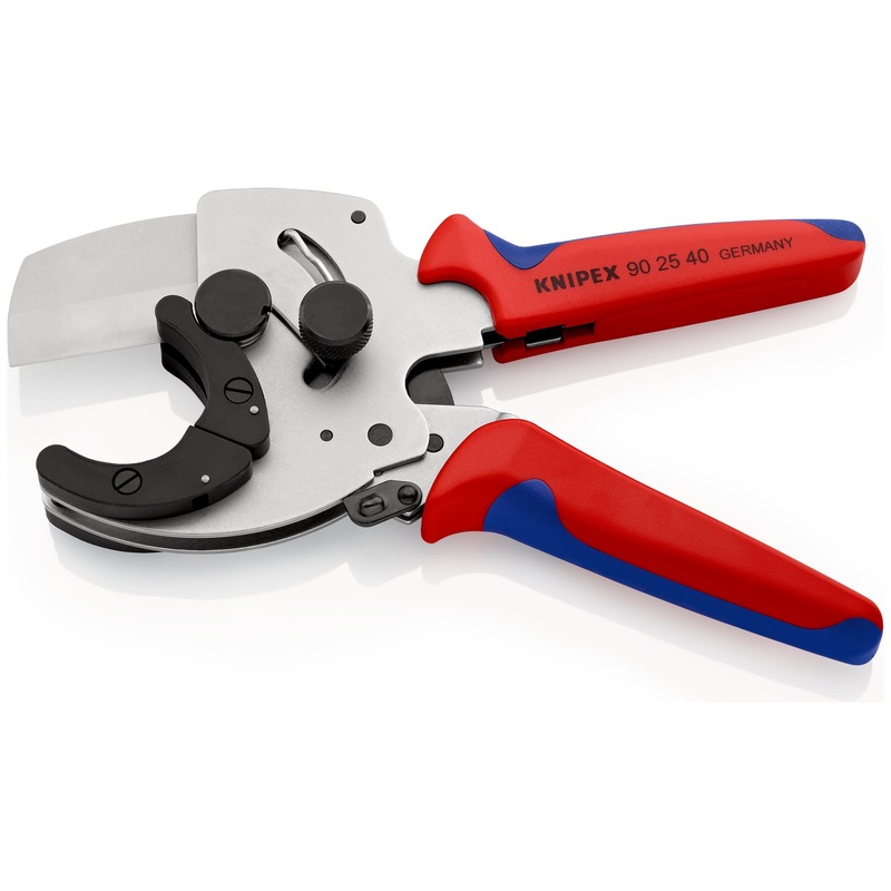 KNIPEX Pipe Cutter for Composite and Plastic Pipes 40mm Capactiy Multi Component Grips 90 25 40