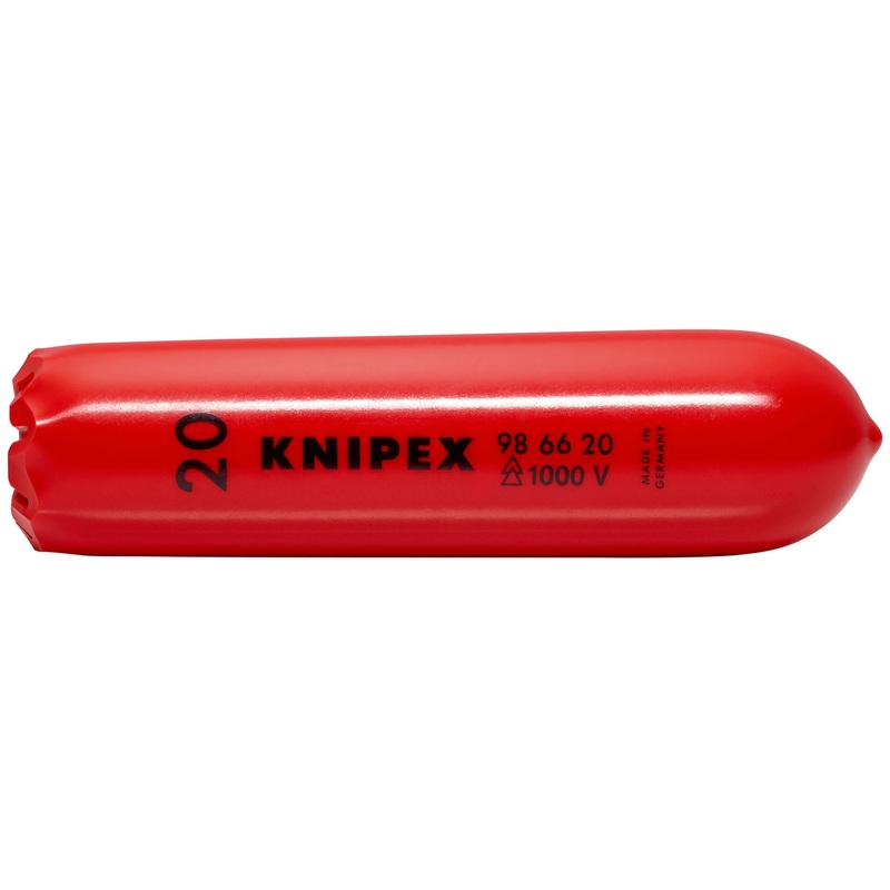KNIPEX Self Clamping Slip On Cap 100mm to Cover Bare Live Cable Ends Insulated 1000V 98 66 20