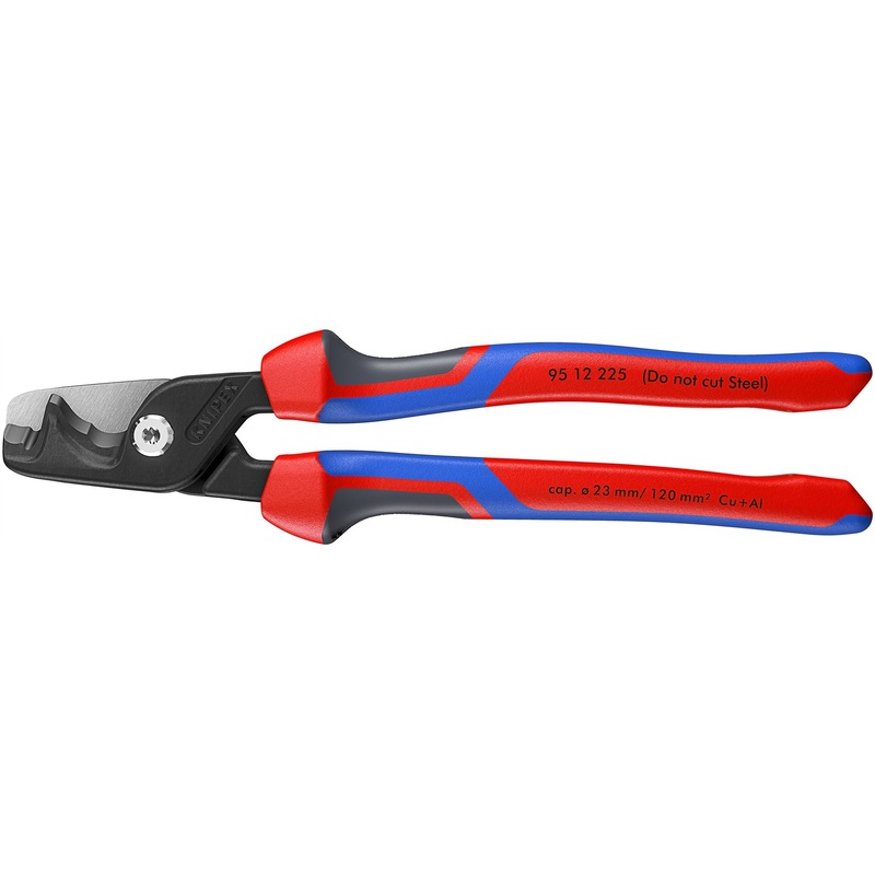 KNIPEX StepCut XL Cable Shears Cutting Pliers 225mm Comfort Handles 95 12 225