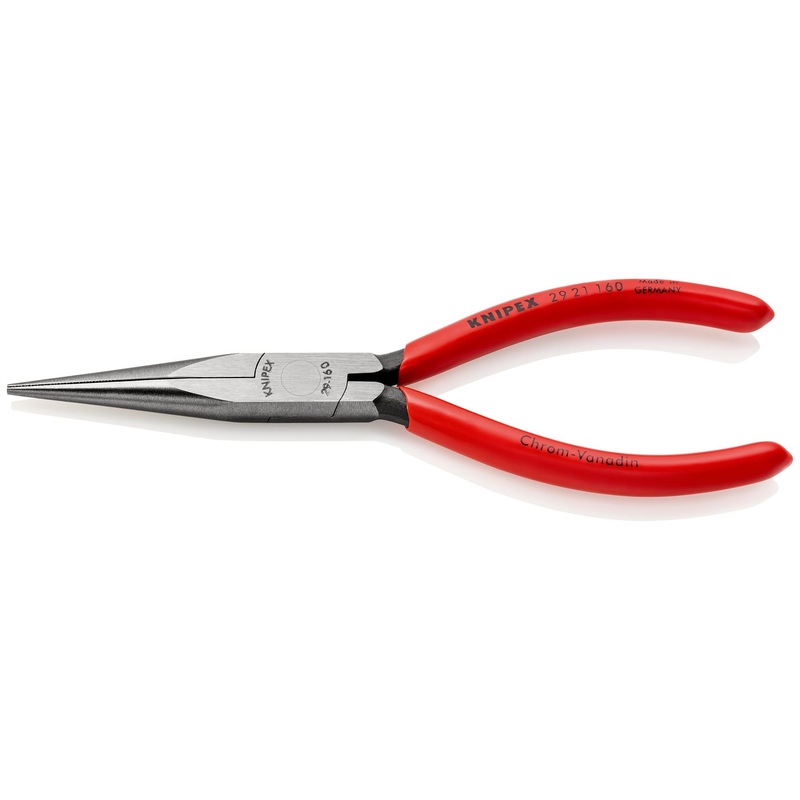 KNIPEX Telephone Pliers Extra Slim Fine Tips 160mm Plastic Coated 29 21 160