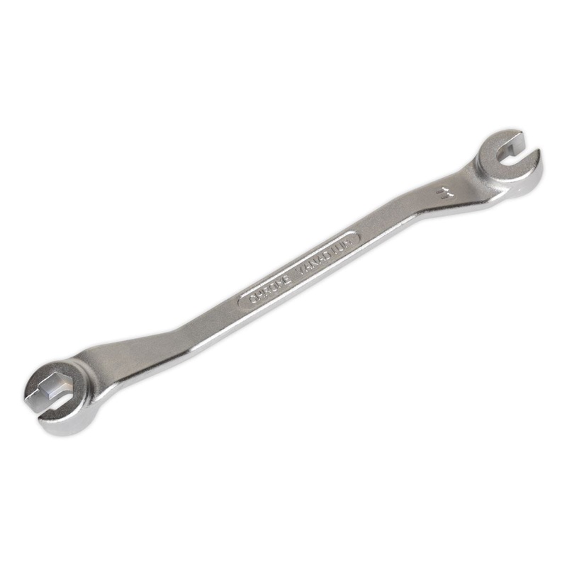 Sealey 10 x 11mm Brake Pipe Spanner Cranked Offset Fuel Pipe Flare Nut