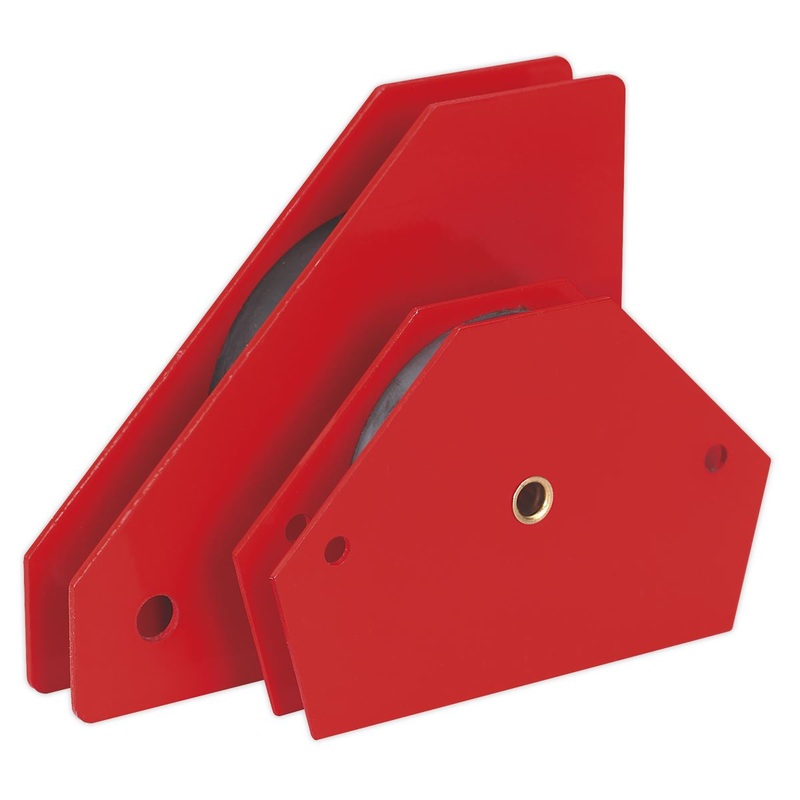 Sealey Magnetic Quick Clamp Set 2 Piece Metal Holder Arrow