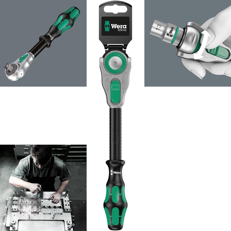 Wera Zyklop Speed Ratchet Wrench 8000C SB 1/2" Drive 277mm 72 Tooth