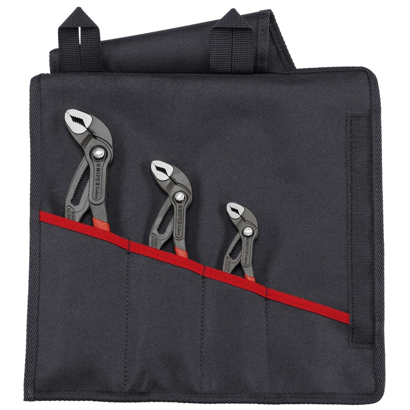 Knipex Cobra High-Tech Water Pump Plier Set 3 Piece 125mm 180mm 250mm 00 19 55 S8