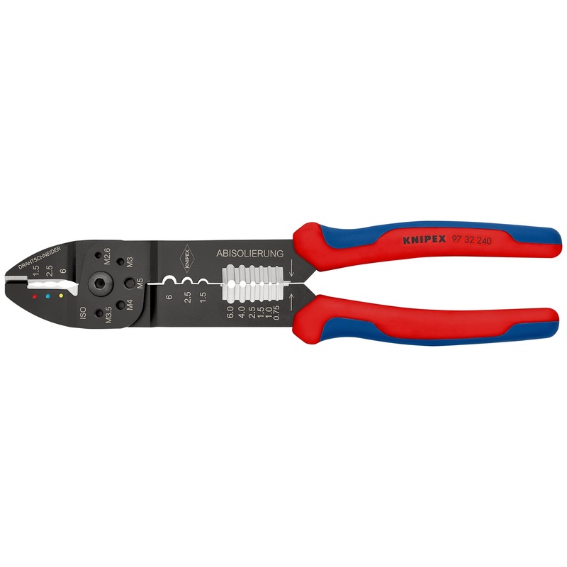 Knipex Crimping Pliers 240mm Multi Component Grips 97 32 240