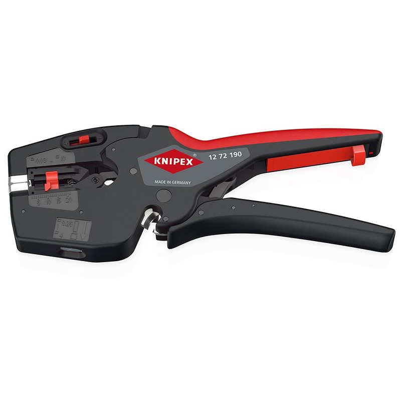 Knipex NexStrip 190mm Multi Tool for Electricians 0.03-10mm Non Slip Handles 12 72 190