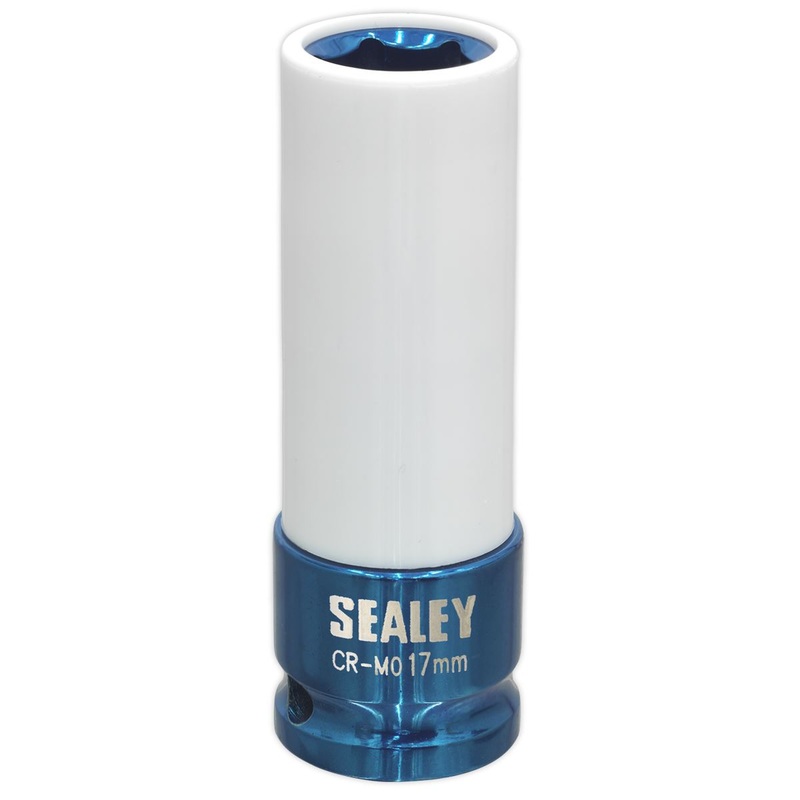 Sealey Alloy Wheel Impact Socket 17mm 1/2"Sq Drive