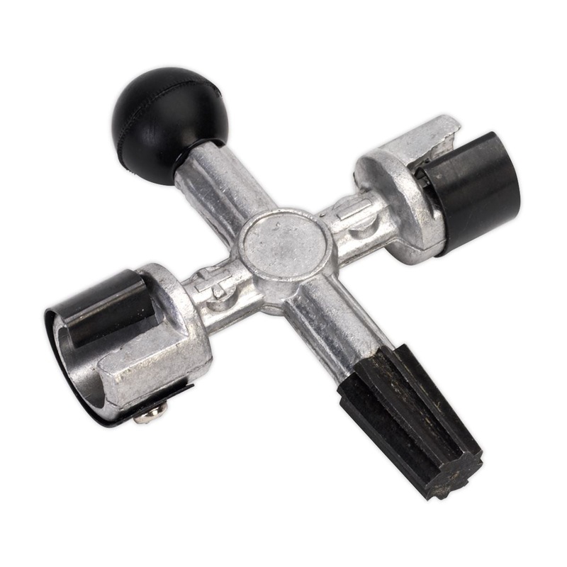 Sealey Battery Post & Terminal Cleaner 4-Way