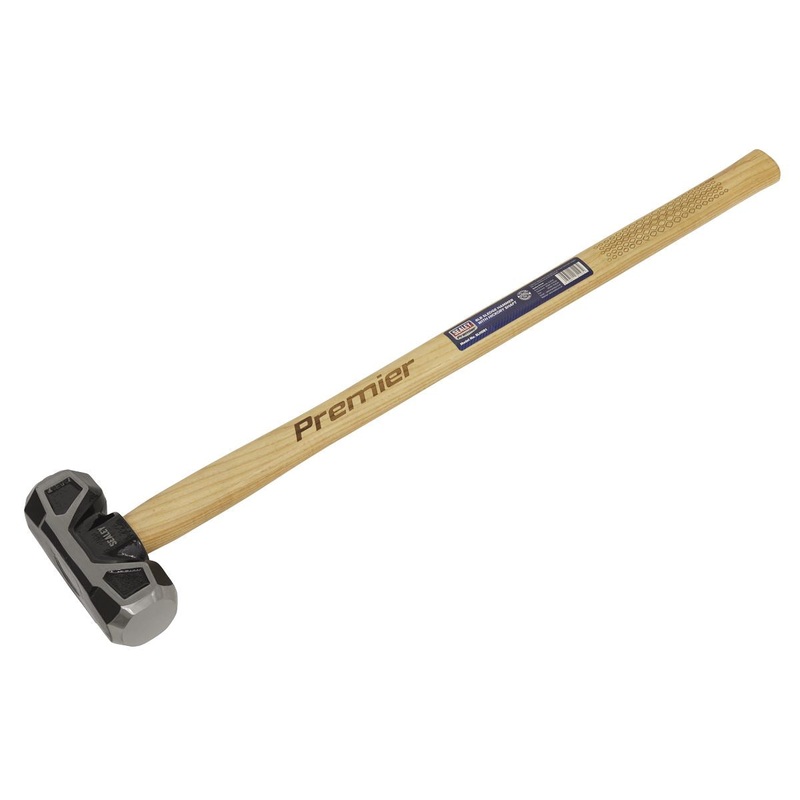 Sealey Sledge Hammer 8lb with Hickory Shaft Premier
