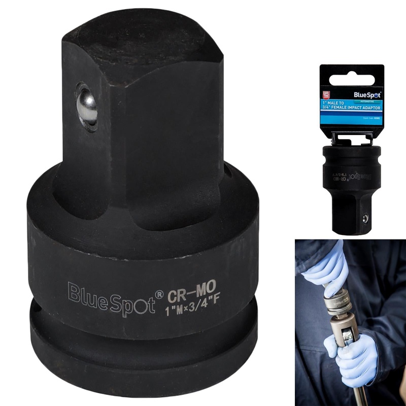 BlueSpot Impact Socket Adaptor 3/4" Female to 1" Male