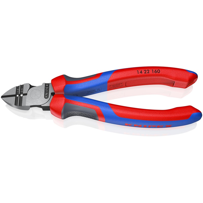 KNIPEX Diagonal Insulation Wire Stripper 160mm Multi Component Grips 14 22 160