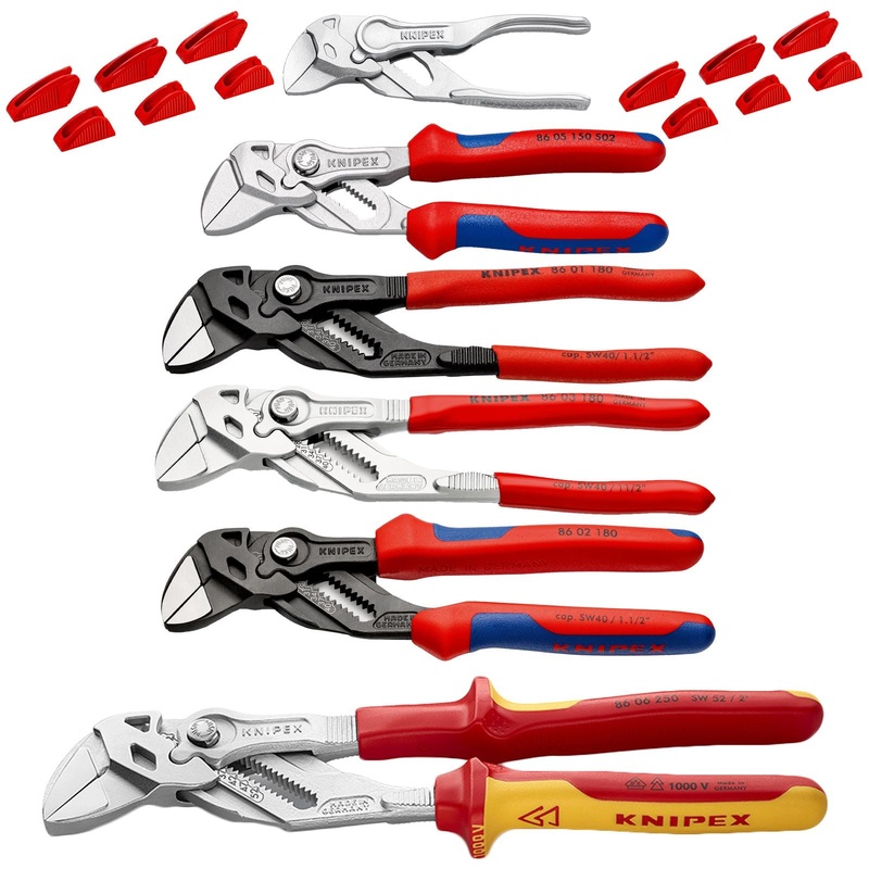 KNIPEX Pliers Wrench Adjustable Grips Push Button 100-400 mm Choose Size
