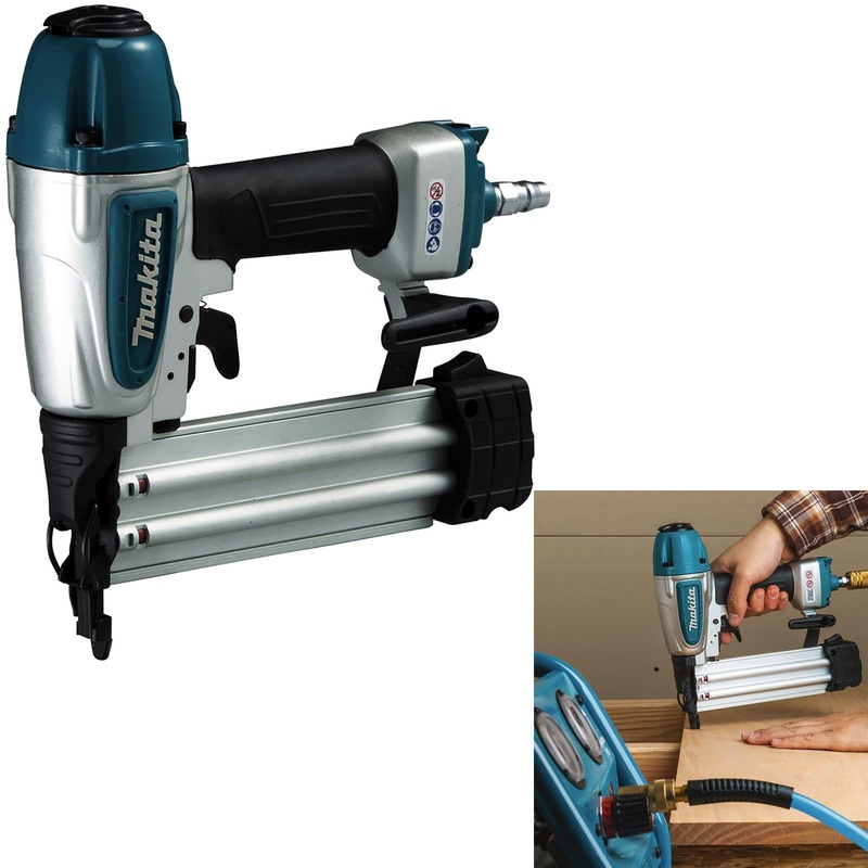 Makita Air Brad Nailer 15-50mm 18 Gauge Nails AF506
