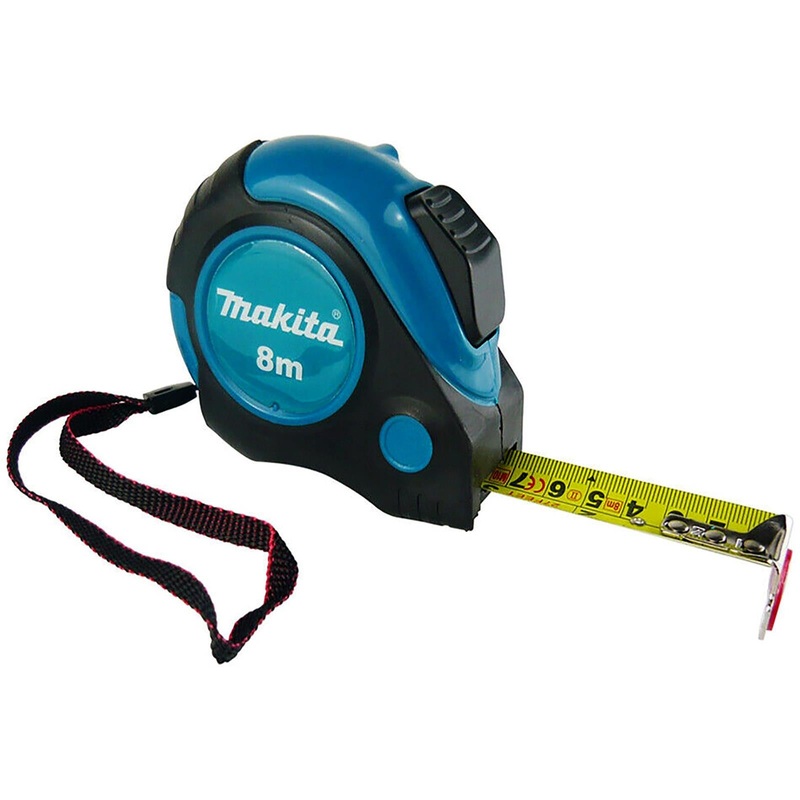 Makita Tape Measure 8m Metric Imperial Auto Lock Magnetic Hook End P-72986