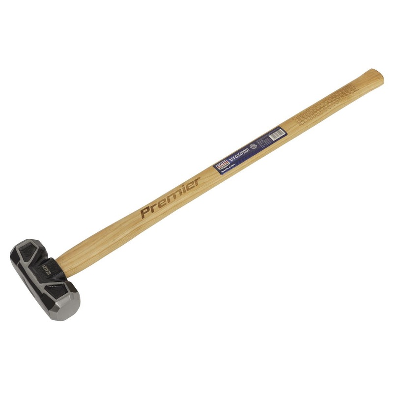 Sealey Sledge Hammer 6lb with Hickory Shaft Premier