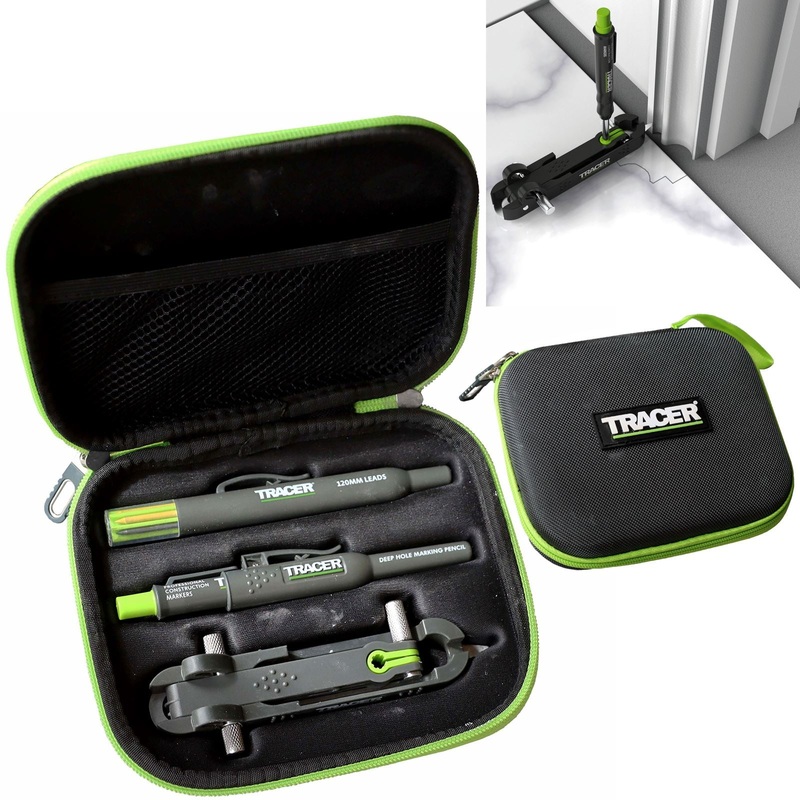 TRACER Pro Scribe Tool Deep Hole Pencil and 6 Replacement Lead Holster