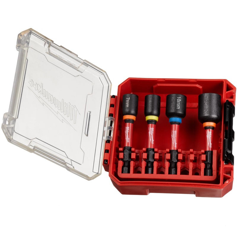 Milwaukee Nut Driver Set 4 Piece Gen II Magnetic SHOCKWAVE Impact Duty 7-13mm