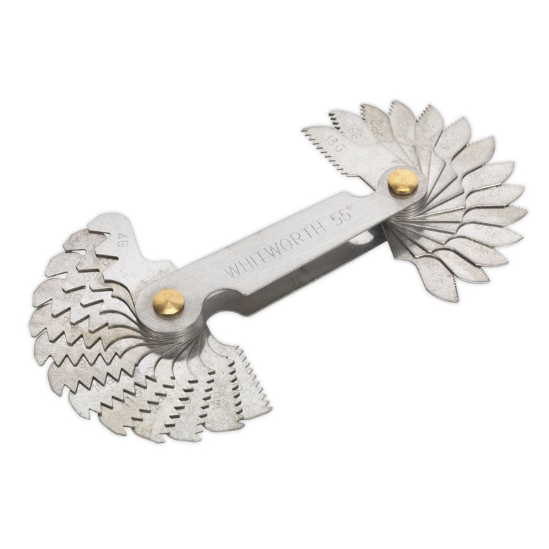 Sealey 30 Piece UNC-UNF Screw Pitch Gauge