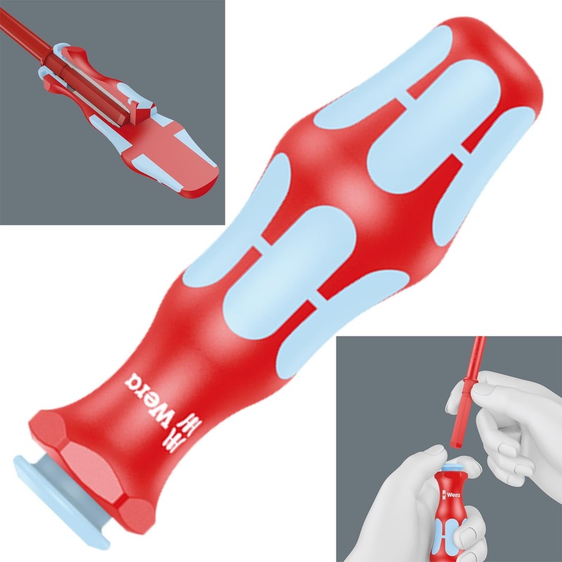 Wera VDE Screwdriver Handle 3817 VDE Kraftform Stainless Blade Holding Handle