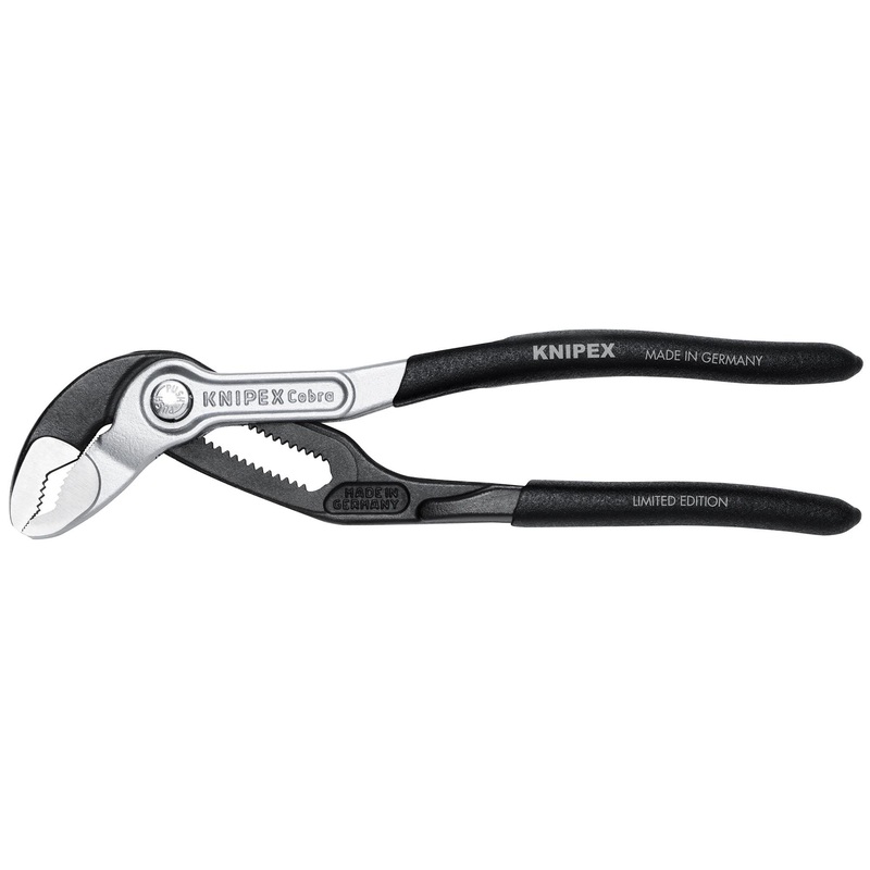 KNIPEX Cobra Water Pump Pliers 180mm Bi-Colour Limited Edition Black 87 99 180 S02