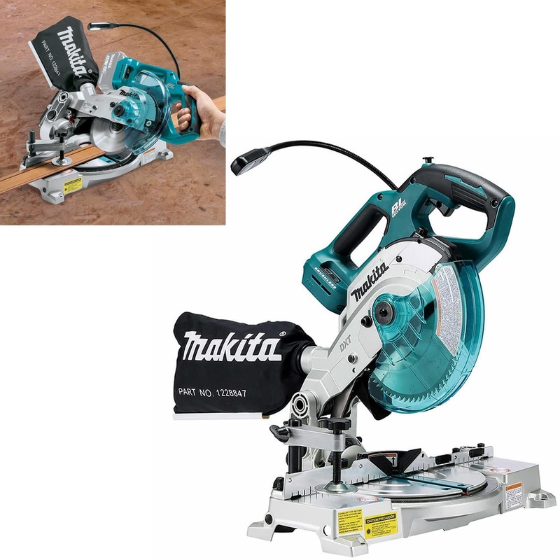 Makita Mitre Saw 165mm 18V LXT Li-ion Brushless Cordless DLS600Z Body Only