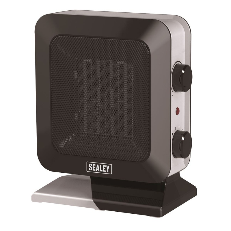 Sealey Ceramic Fan Heater 1400W/230V 2 Heat Settings
